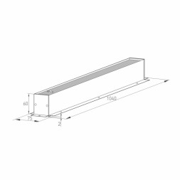 Магнитный встраиваемый шинопровод Arlight MAG-TRACK-4560-F black 026898(1)