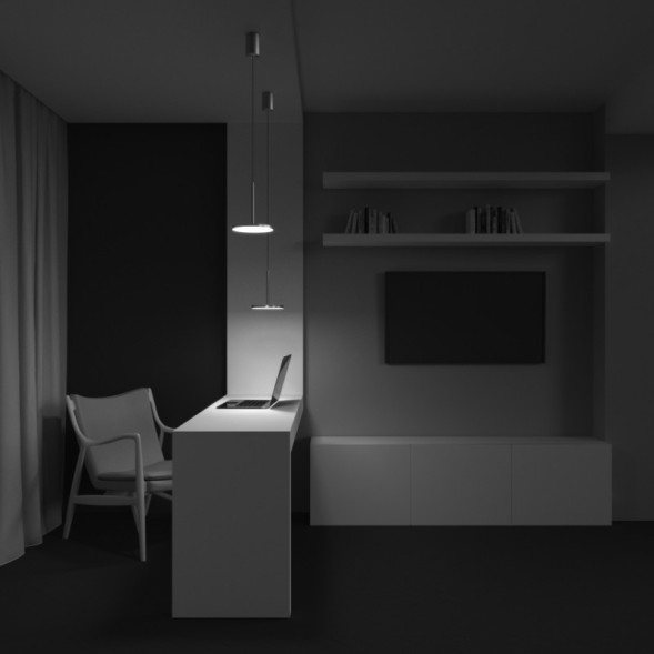 Подвесной светильник Maytoni Technical PLATO P076PL-L12W3K-BS