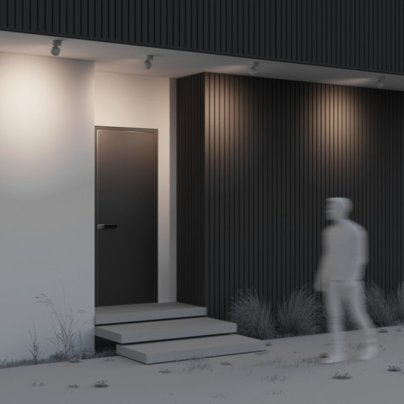 Накладной уличный светильник Maytoni Spin O310CL-L12W3K