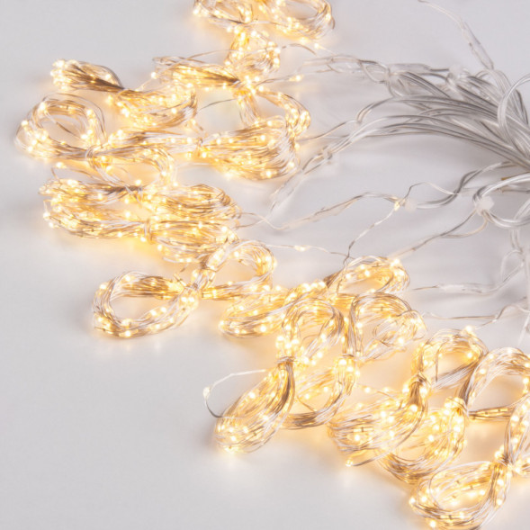 Светодиодный занавес Eurosvet 200-006 теплый белый 2*2,6м IP20