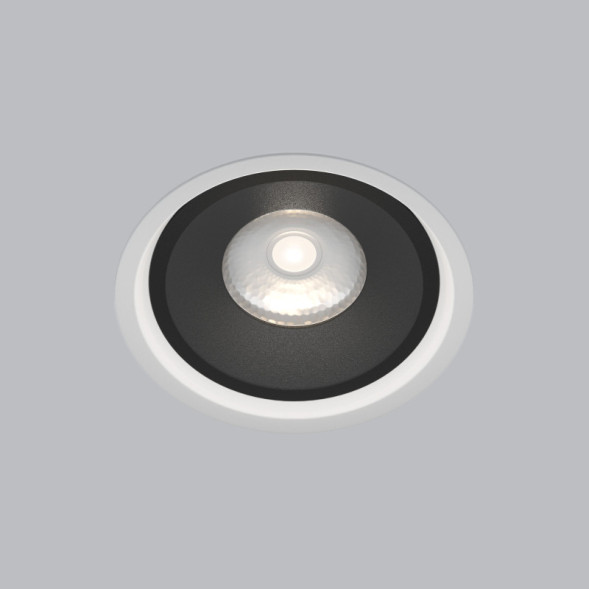 Встраиваемый точечный светильник Elektrostandard 25083/LED 6W 4200K белый/чёрный