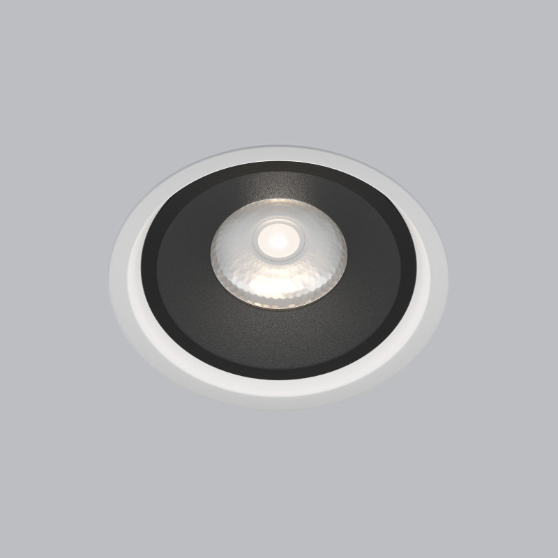 Встраиваемый точечный светильник Elektrostandard 25083/LED 6W 4200K белый/чёрный