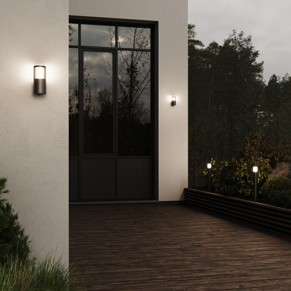 Уличный настенный светильник Maytoni O492WL-01GF Alura