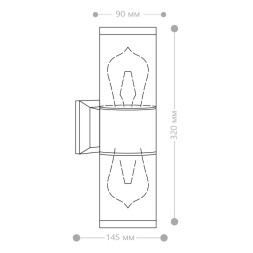 Уличный настенный светильник Feron 51331