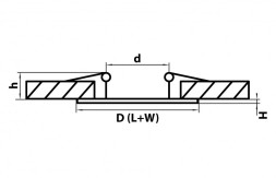 Встраиваемый точечный светильник Lightstar LEVIGO 010036