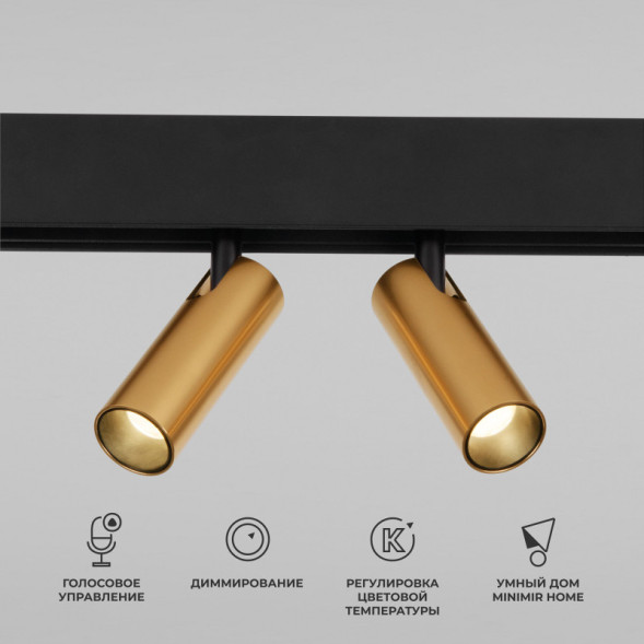 Магнитный трековый светильник Elektrostandard 85056/01 Slim Magnetic (латунь)