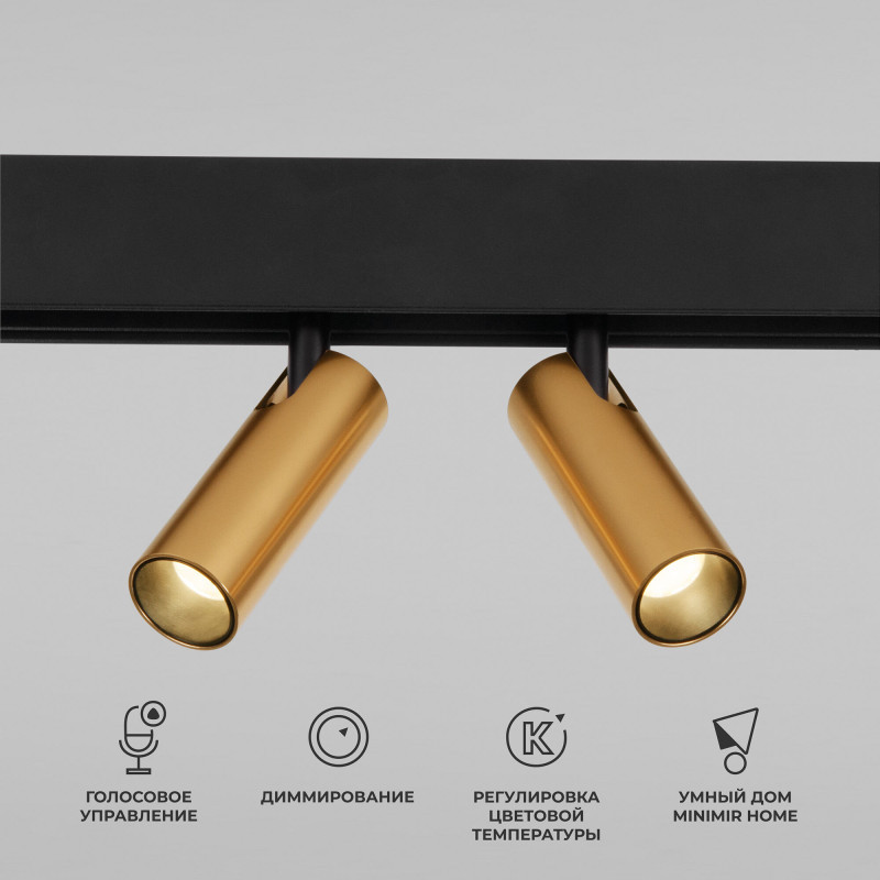 Магнитный трековый светильник Elektrostandard 85056/01 Slim Magnetic (латунь)