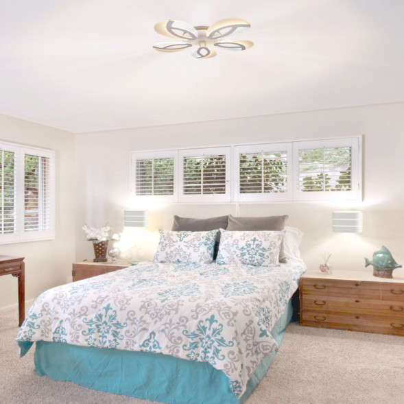 Потолочная люстра Eurosvet FLAKE 90140/5 белый