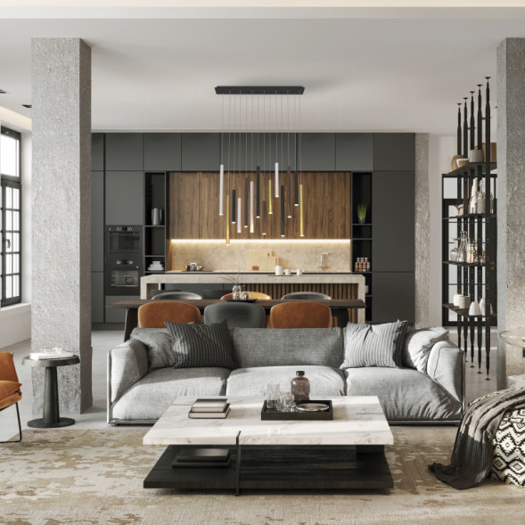 Подвесная люстра Mantra CALA 8085