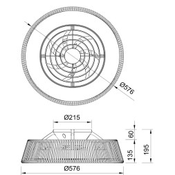 Потолочный светильник Mantra POLINESIA 8230