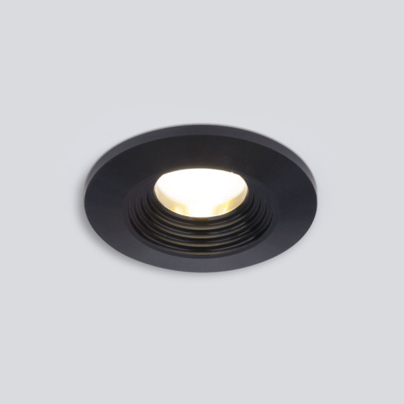Встраиваемый точечный светильник Elektrostandard 9903 LED 3W COB BK черный