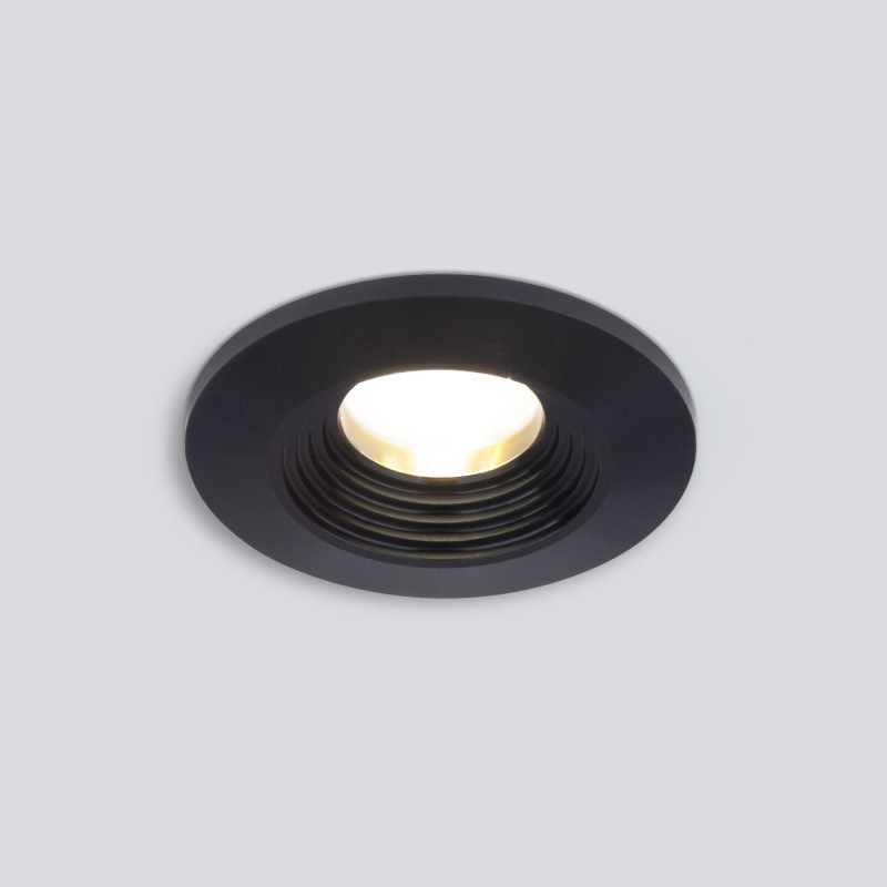 Встраиваемый точечный светильник Elektrostandard 9903 LED 3W COB BK черный