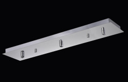 База накладная Crystal Lux Потолочная база Потолочная база L600-3 CHROME
