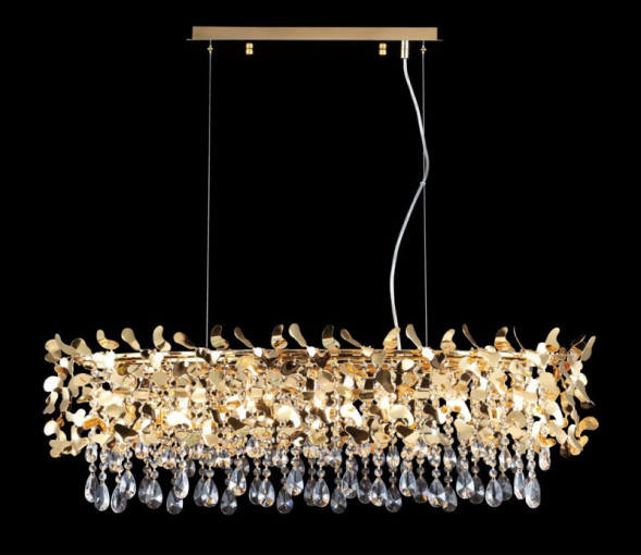 Подвесная люстра Crystal Lux Romeo ROMEO SP8 GOLD L1000