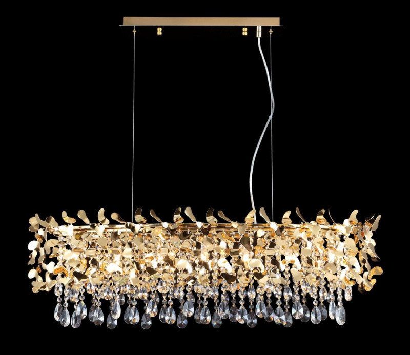 Подвесная люстра Crystal Lux Romeo ROMEO SP8 GOLD L1000