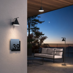 Садово-парковый светильник Elektrostandard Bevel (90317/1) черный bevel