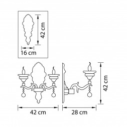 Бра Lightstar Melagro 695622