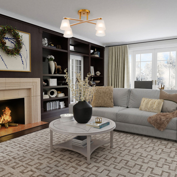 Потолочная люстра Escada 1101/4PL