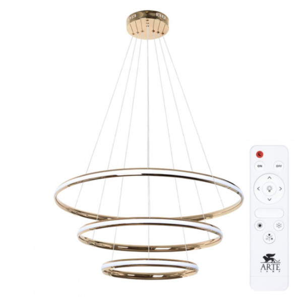 Каскадная люстра ARTE Lamp Meridiana A2198SP-3GO