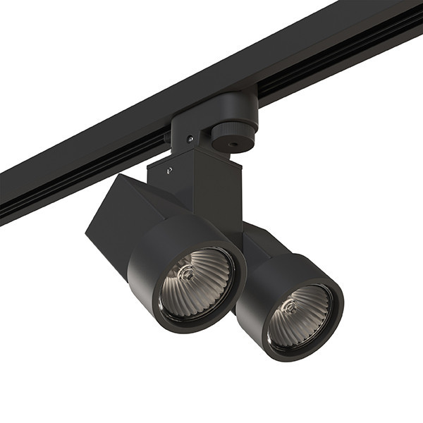 Трековый светильник Lightstar Track 1 black A1T051037
