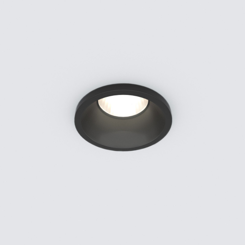 Встраиваемый точечный светильник Elektrostandard 15269/LED 3W BK черный