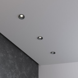 Встраиваемый точечный светильник Elektrostandard 15269/LED 3W BK черный