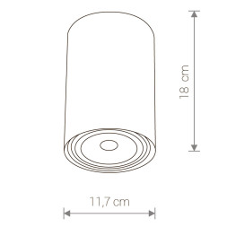 Накладной точечный светильник Nowodvorski BIT 9483