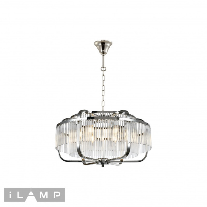 Подвесная люстра iLamp Qeens P9574-6 CR+CL