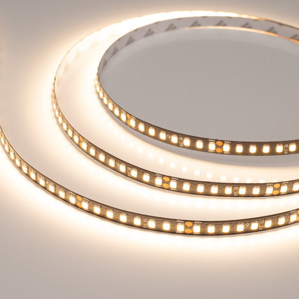 Лента Arlight RT-A160-BLACK-8mm 029426(2) 60W 24V белый (теплый) IP20