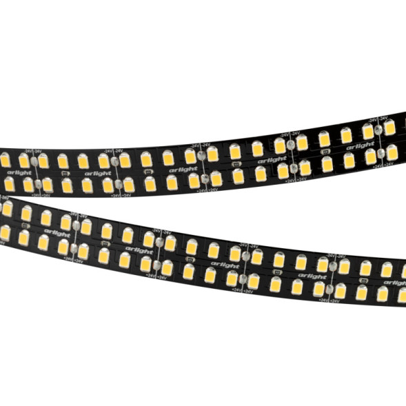 Лента Arlight RT-A320-BLACK-15mm 2835 032608(2) 120W 24V белый (дневной) IP20