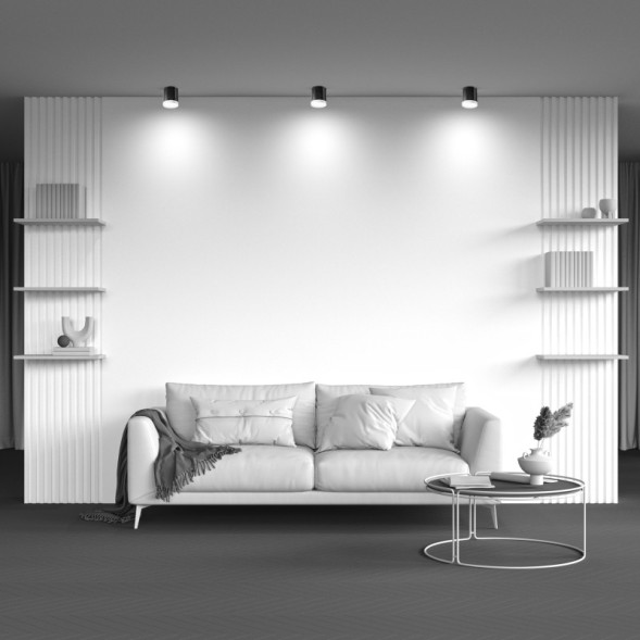 Накладной точечный светильник Maytoni Technical Hoop C086CM-GX53-MRD-BW