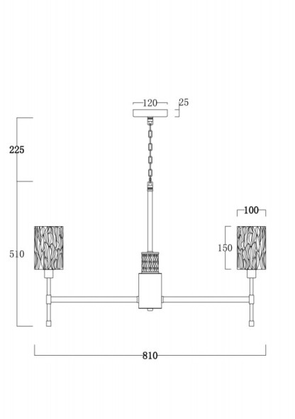 Подвесная люстра Freya ELSA FR5133PL-08CH