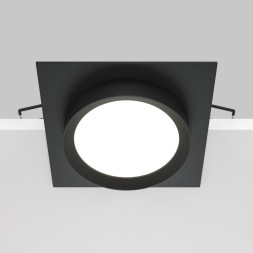 Встраиваемый точечный светильник Maytoni Technical Hoop DL086-GX53-SQ-B