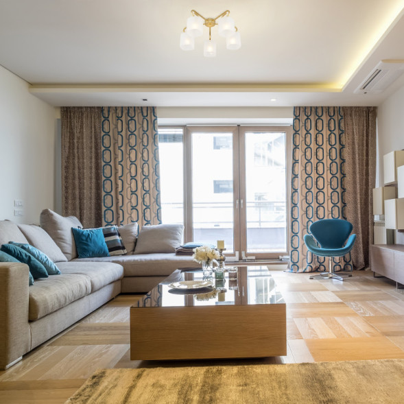 Люстра на штанге Eurosvet Camila 30143/5 латунь