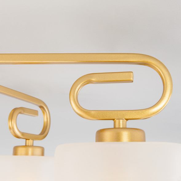 Люстра на штанге Eurosvet Camila 30143/5 латунь