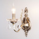 Бра Eurosvet Elisha 3281/1 античная бронза/прозрачный хрусталь Strotsk
