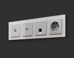 Розетка Ambrella Volt MA414010 ALFA QUANT