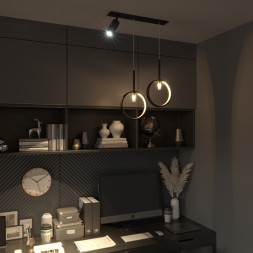 Подвесной светильник Eurosvet Verge 90249/3 черный