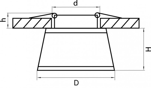Точечный влагозащищенный светильник Lightstar MATURO 072172