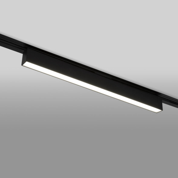 Светодиодный трековый светильник Elektrostandard X-Line черный матовый 20W 4200K (LTB54) однофазный