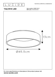 Накладной точечный светильник LUCIDE TALOWE LED 46100/32/31