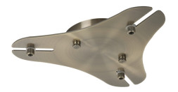 База накладная Crystal Lux Потолочная база Потолочная база D260-3 BRONZE