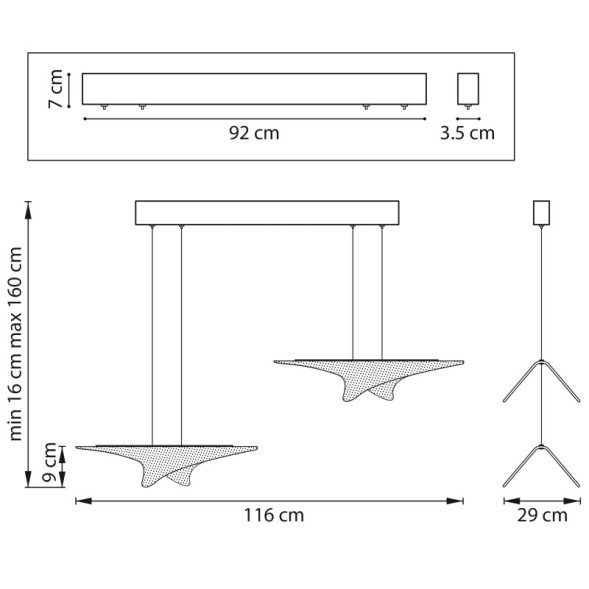 Подвесная люстра Lightstar VARESE 731323
