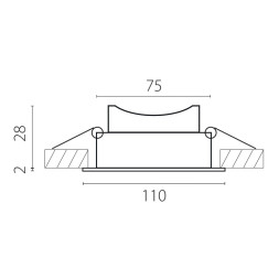 Корпус светильника Lightstar 012806 Piano