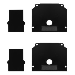 Заглушка для шинопровода ST-Luce ST1047.489.02 Track Black magnet SKYLINE 48 в натяжной потолок