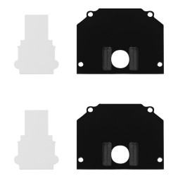 Заглушка для шинопровода ST-Luce ST1047.489.02 Track Black magnet SKYLINE 48 в натяжной потолок