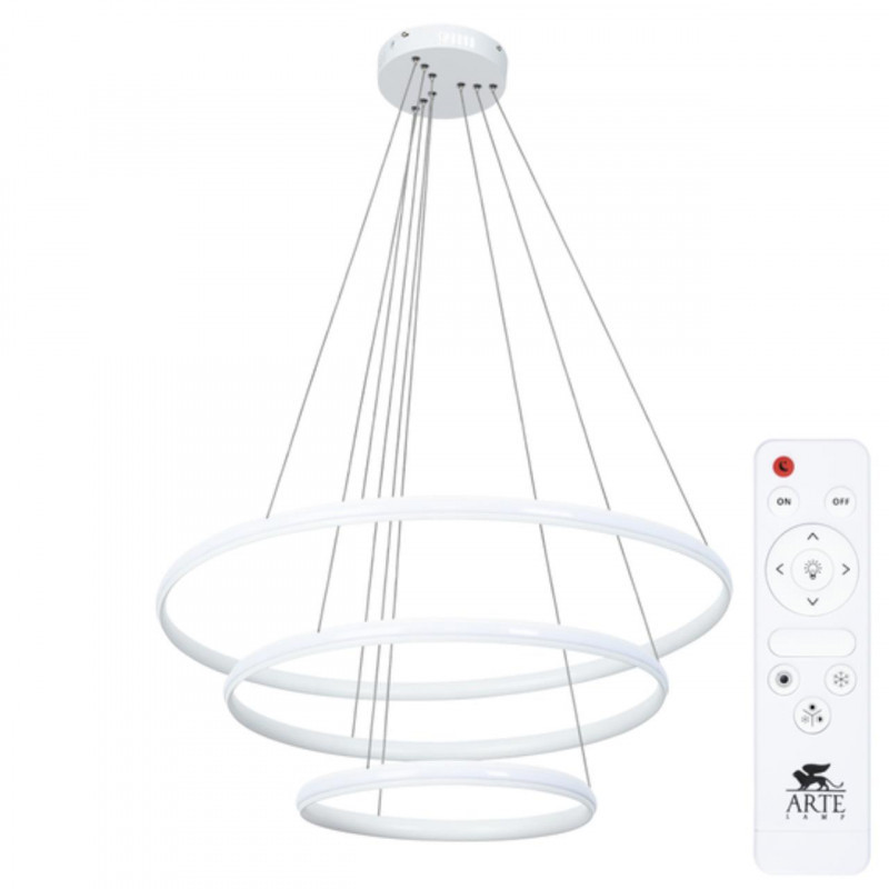 Каскадная люстра ARTE Lamp Meridiana A2198SP-3WH
