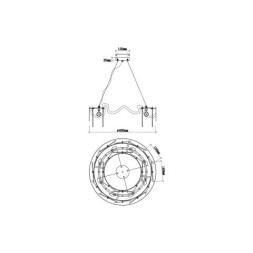 Подвесная люстра Vele Luce VL3294P08 MELODIA