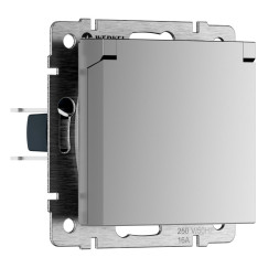 Розетка Werkel W1171206 N серебряный