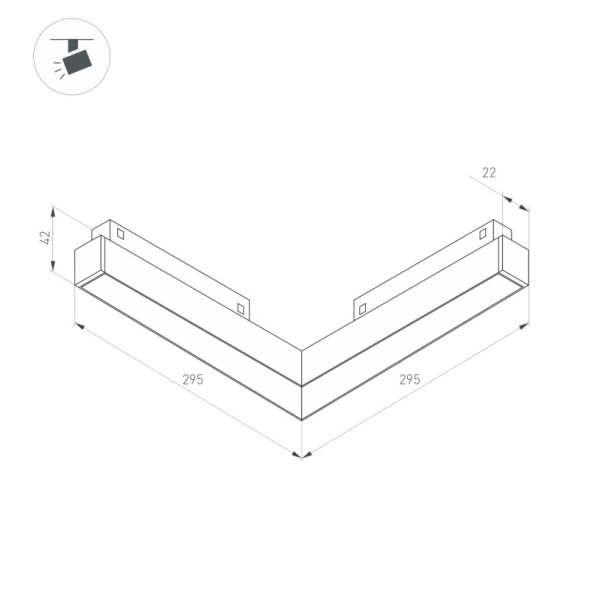 Трековый светильник Arlight MAG-ORIENT 060733